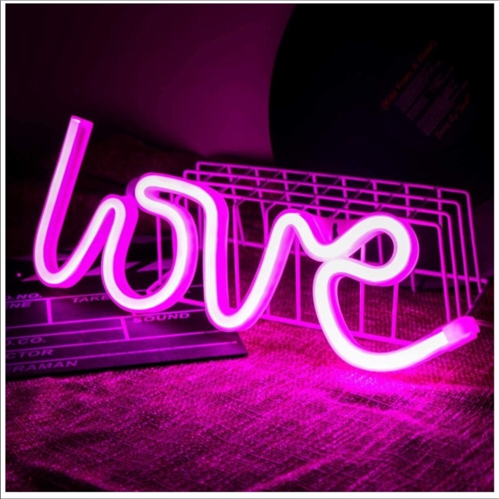 Pink Neon LED Love Light Sign